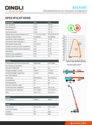 Nacele telescopice pe roți Dingli BT41HRT