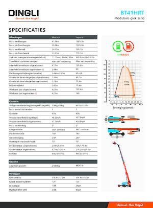 Nacele telescopice pe roți Dingli BT41HRT
