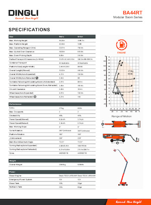 Nacele telescopice pe roți Dingli BT44RT