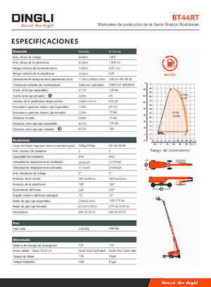 Nacele telescopice pe roți Dingli BT44RT