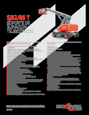 Nacele telescopice pe roți Skyjack SJ 86 T