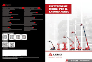 Nacele telescopice pe roți LGMG  T14J-2