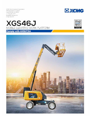 Nacele telescopice pe roți XCMG XGS46J