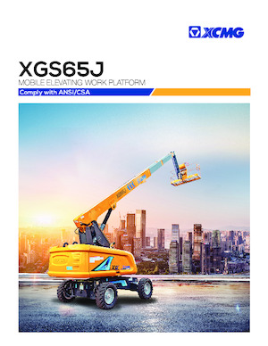 Nacele telescopice pe roți XCMG XGS65J