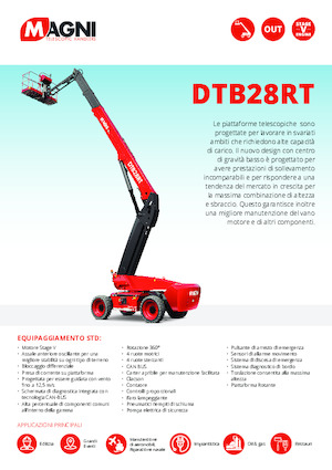 Nacele telescopice pe roți MAGNI DTB28RT