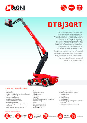 Nacele telescopice pe roți MAGNI DTBJ30RT