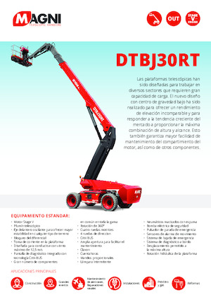 Nacele telescopice pe roți MAGNI DTBJ30RT