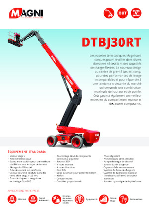 Nacele telescopice pe roți MAGNI DTBJ30RT