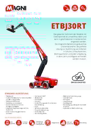 Nacele telescopice pe roți MAGNI ETBJ30RT