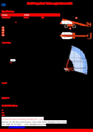 Nacele telescopice pe roți Sinoboom GTBZ20