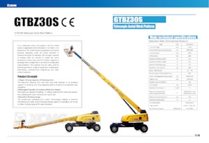 Nacele telescopice pe roți XCMG GTBZ30S