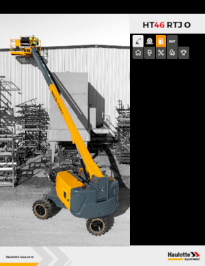 Nacele telescopice pe roți Haulotte HT46 RTJ O
