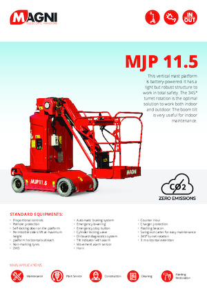 Nacele telescopice pe roți MAGNI MJP11.5