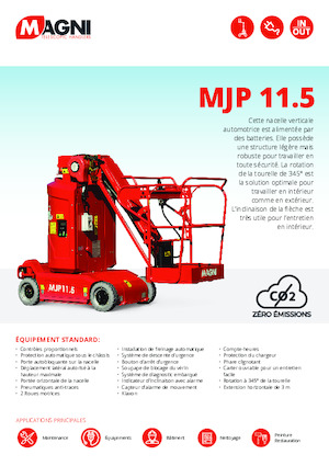 Nacele telescopice pe roți MAGNI MJP11.5