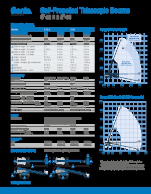 Nacele telescopice pe roți Genie S-85