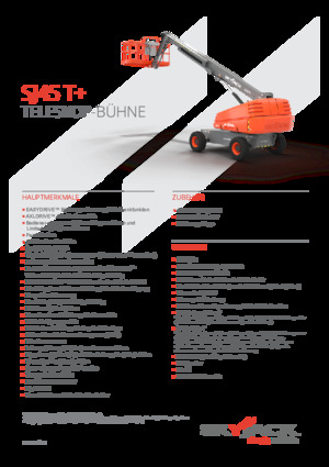 Nacele telescopice pe roți Skyjack SJ 45 T+