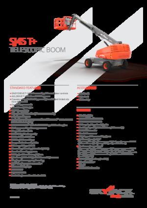 Nacele telescopice pe roți Skyjack SJ 45 T+