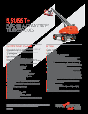 Nacele telescopice pe roți Skyjack SJ 66 T+