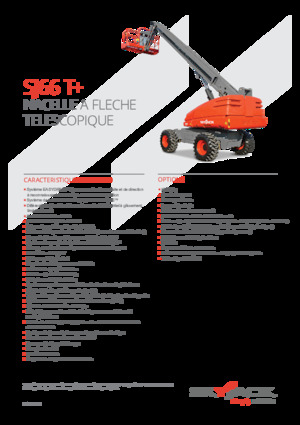 Nacele telescopice pe roți Skyjack SJ 66 T+