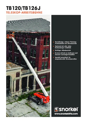 Nacele telescopice pe roți Snorkel TB126J