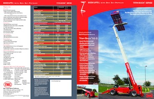 Nacele telescopice pe roți MEC TITAN BOOM 60-S