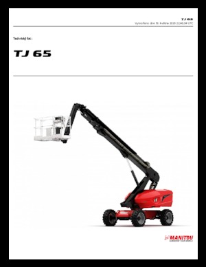 Nacele telescopice pe roți Manitou TJ 65