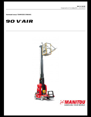 Nacele verticale cu un singur catarg Manitou 90 V´Air