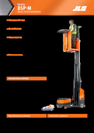 Nacele verticale cu un singur catarg JLG DSP-M