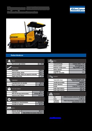 Finisoare de asfalt pe roți Dynapac SD 2500 WS