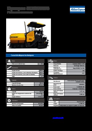 Finisoare de asfalt pe roți Dynapac SD 2500 WS