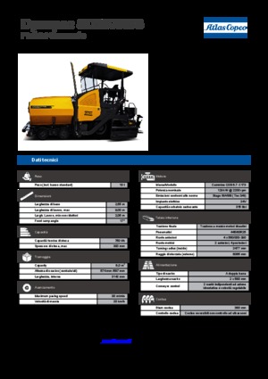 Finisoare de asfalt pe roți Dynapac SD 2500 WS