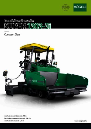 Finisoare de asfalt pe roți Vögele Super 1303-3i