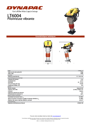 Maiuri compactoare pe benzină și Diesel Dynapac LT 6004 11