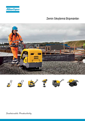 Maiuri compactoare pe benzină și Diesel Atlas Copco LT 7000