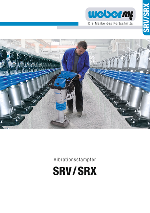 Maiuri compactoare pe benzină și Diesel weber mt SRV 620