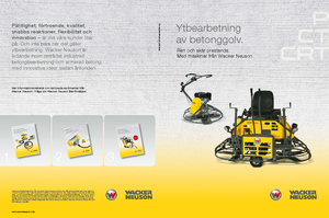 Șlefuitoare de beton Wacker Neuson CT 36-8 A