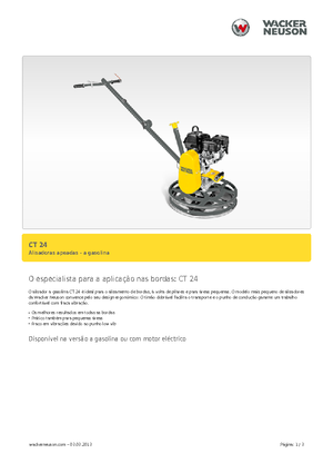 Șlefuitoare de beton Wacker Neuson CT 24-4 A