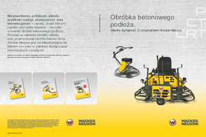 Șlefuitoare de beton Wacker Neuson CT 36-8 A