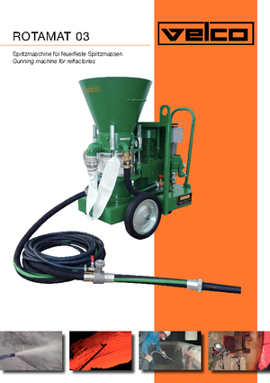 Mașini de torcretare VELCO Rotamat  0,4tb 32