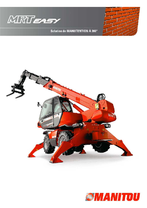 Încărcătoare telescopice cu structură superioară Manitou MRT 1440 Easy