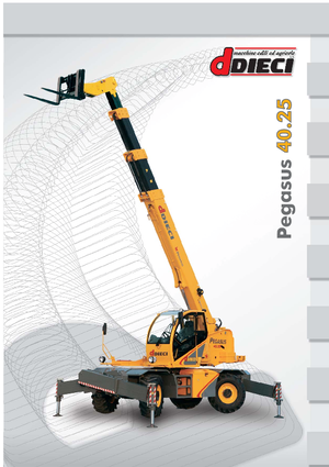 Încărcătoare telescopice cu structură superioară Dieci Pegasus 40.25