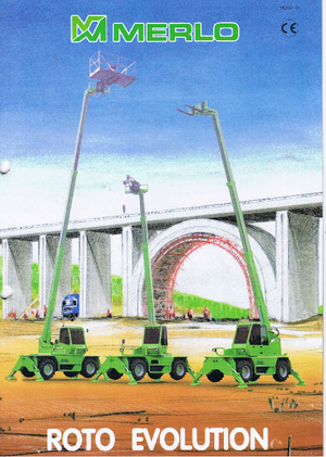 Încărcătoare telescopice cu structură superioară Merlo Roto 50.10 EV