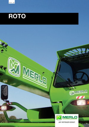 Încărcătoare telescopice cu structură superioară Merlo Roto 40.30 MCSS