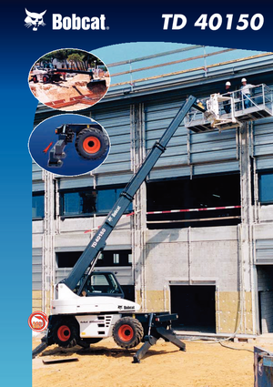 Încărcătoare telescopice cu structură superioară Bobcat TD 40150