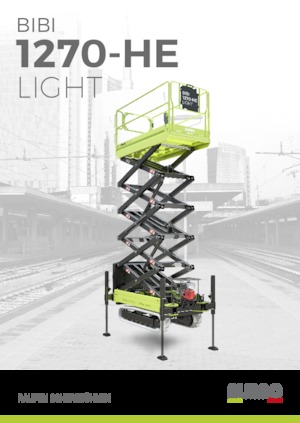 Platforme de ridicare de tip foarfecă pe șenile Almac Bibi 1270-HE 