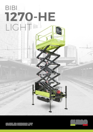 Platforme de ridicare de tip foarfecă pe șenile Almac Bibi 1270-HE 