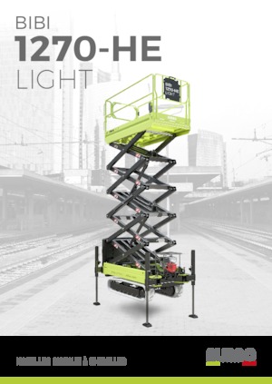 Platforme de ridicare de tip foarfecă pe șenile Almac Bibi 1270-HE 