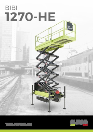 Platforme de ridicare de tip foarfecă pe șenile Almac Bibi 1270-HE 