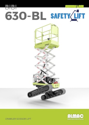 Platforme de ridicare de tip foarfecă pe șenile Almac Bibi 630-BL 
