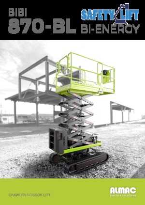 Platforme de ridicare de tip foarfecă pe șenile Almac Bibi 870-BL 